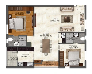 West-Facing Luxury Apartments in Kollur | Aspiration | JayKay Infra